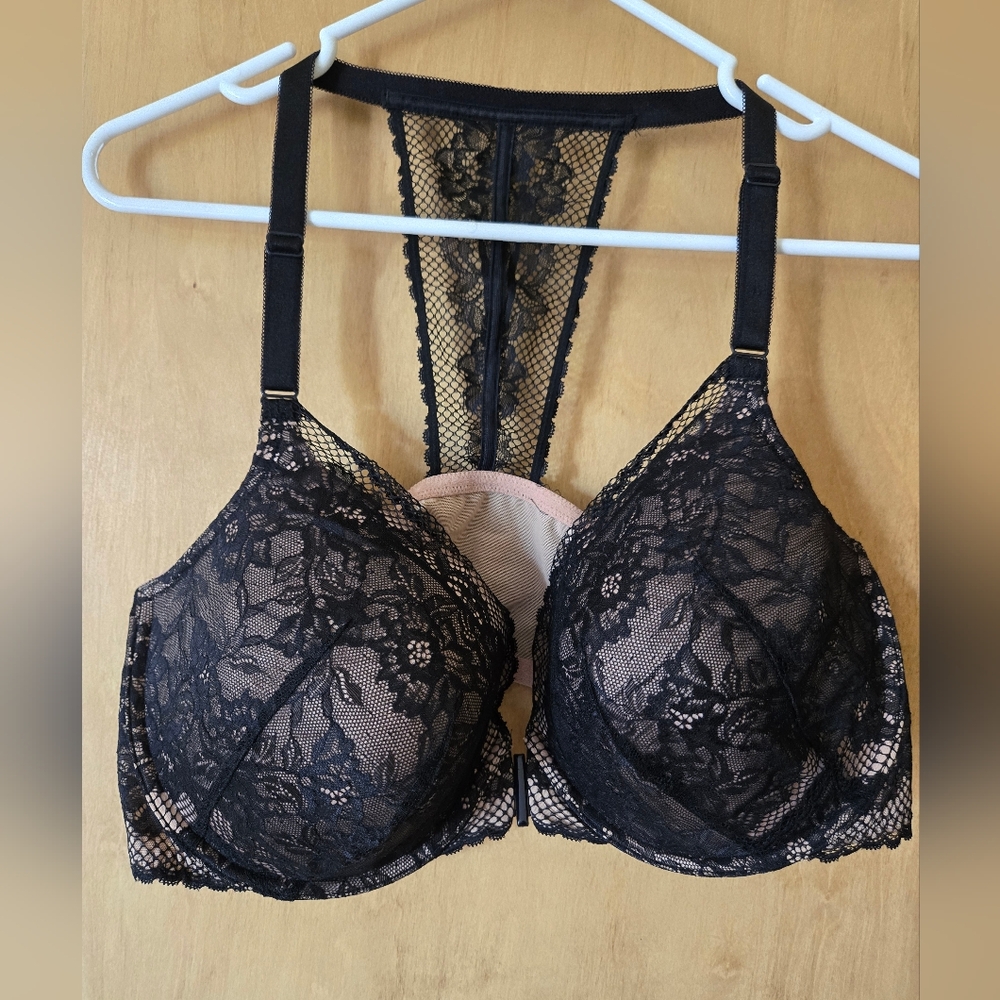 Elegant Black Lace Bra